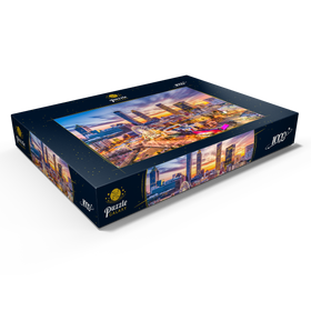 Alternative Darstellung des Puzzle-Motivs Skyline der Innenstadt von Atlanta, Georgia – Puzzleteile: 1000