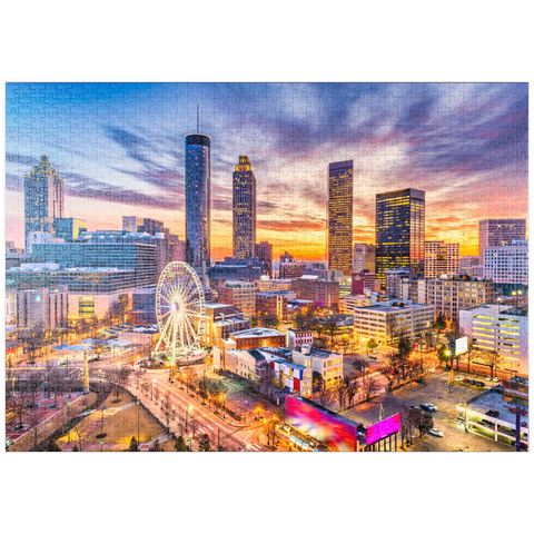 puzzleplate Skyline der Innenstadt von Atlanta, Georgia 1000 Puzzle