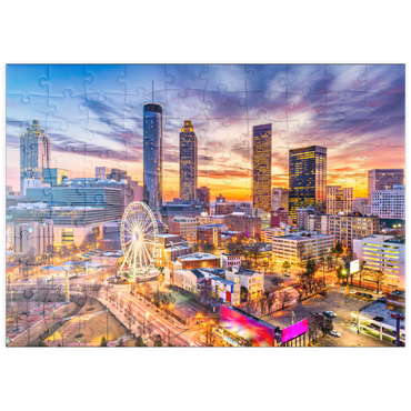 puzzleplate Skyline der Innenstadt von Atlanta, Georgia 100 Puzzle