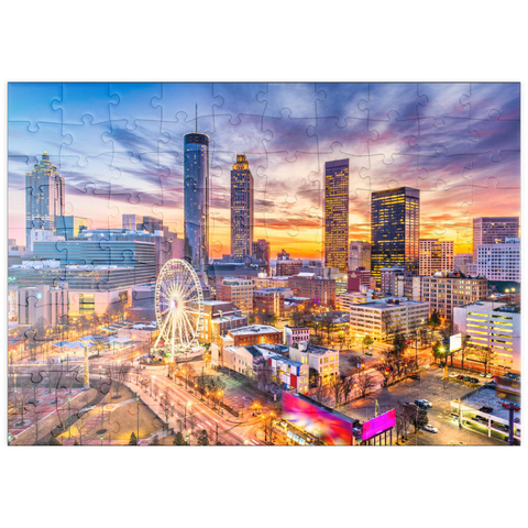 puzzleplate Skyline der Innenstadt von Atlanta, Georgia 100 Puzzle