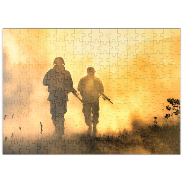 puzzleplate Marines in Aktion 200 Puzzle