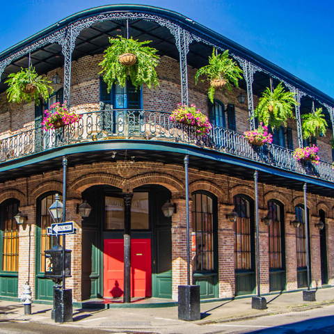 French Quarter in New Orleans, Louisiana 100 Puzzle 3D Modell