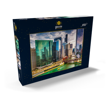 Chicago, Illinois, USA 1000 Puzzle Schachtel Ansicht2