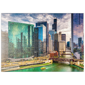 Darstellung des Puzzle-Motivs Chicago, Illinois, USA – Puzzleteile: 200