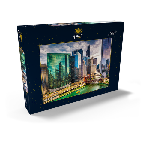 Chicago, Illinois, USA 500 Puzzle Schachtel Ansicht2
