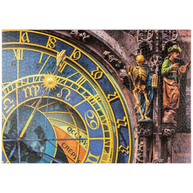 Darstellung des Puzzle-Motivs Detail der Prager Astronomischen Uhr (Orloj), Prag – Puzzleteile: 1000