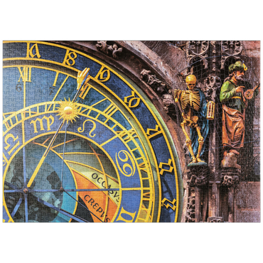puzzleplate Detail der Prager Astronomischen Uhr (Orloj), Prag 1000 Puzzle