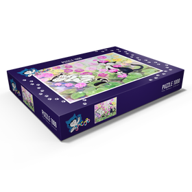 Alternative Darstellung des Puzzle-Motivs Kater Jacob - Da blüht uns was! – Puzzleteile: 1000