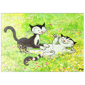 Darstellung des Puzzle Motivs Kater Jacob - Ich steh' auf Dich! - Puzzleteile: 100