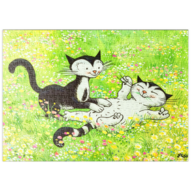 Darstellung des Puzzle Motivs Kater Jacob - Ich steh' auf Dich! - Puzzleteile: 500