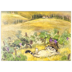 Darstellung des Puzzle Motivs Kater Jacob - Pause muss sein! - Puzzleteile: 100