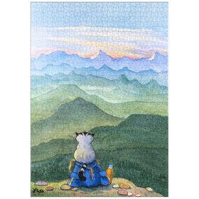 Darstellung des Puzzle-Motivs Kater Jacob - Nichts ist unmöglich! – Puzzleteile: 1000
