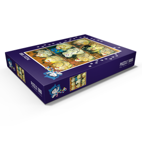 Darstellung des Puzzle Motivs Kater Jacob - Ich geh' mit den Hühnern schlafen! - Puzzleteile: 1000