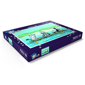 Darstellung des Puzzle Motivs Kater Jacob - Das Abenteuer - Puzzleteile: 100