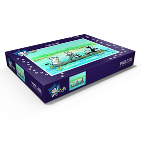 Darstellung des Puzzle Motivs Kater Jacob - Das Abenteuer - Puzzleteile: 500