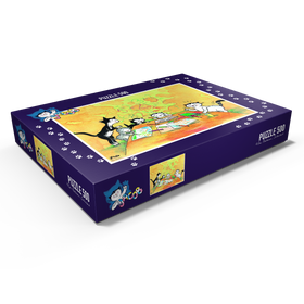 Darstellung des Puzzle Motivs Kater Jacob - Die Fleissigen - Puzzleteile: 500