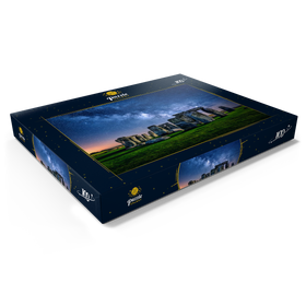 Alternative Darstellung des Puzzle-Motivs Die Milchstraße über Stonehenge, Amesbury, England – Puzzleteile: 100