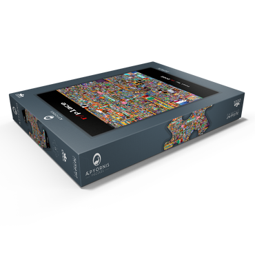 r/place Pixel War 04.2022 - Complete Artwork 1000 Puzzle Schachtel Ansicht1