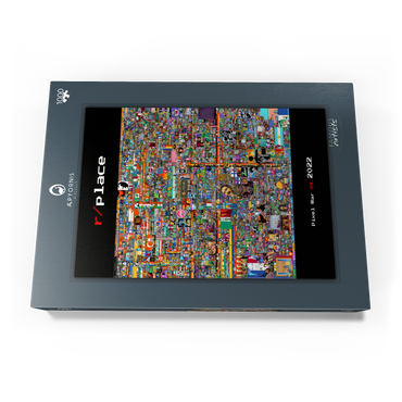 r/place Pixel War 04.2022 - Complete Artwork 1000 Puzzle Schachtel Ansicht3