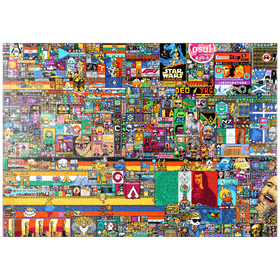 Darstellung des Puzzle-Motivs r/place Reddit Pixel War 04.2022 - Extreme Size, Part 3/6 for collage – Puzzleteile: 1000
