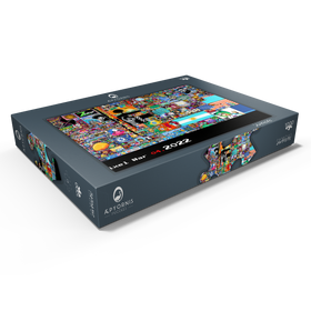 Darstellung des Puzzle Motivs r/place Reddit Pixel War 04.2022 - Extreme Size, Part 6/6 for collage - Puzzleteile: 1000