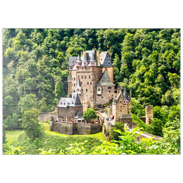 puzzleplate Burg Eltz, Wierschem, Rheinland Pfalz, Deutschland 100 Puzzle