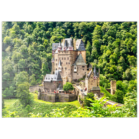 Darstellung des Puzzle Motivs Burg Eltz, Wierschem, Rheinland Pfalz, Deutschland - Puzzleteile: 100