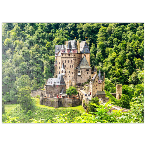 puzzleplate Burg Eltz, Wierschem, Rheinland Pfalz, Deutschland 200 Puzzle