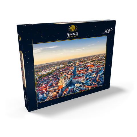 Stadt Augsburg von oben 200 Puzzle Schachtel Ansicht2