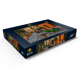 Alternative Darstellung des Puzzle-Motivs Blick auf eine alte, enge Straße in Rom, Italien – Puzzleteile: 500