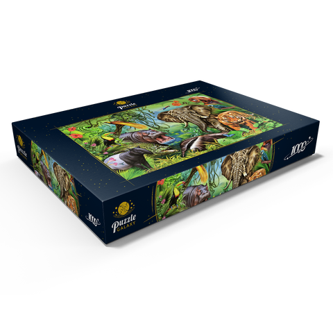 Tiere des Regenwaldes 1000 Puzzle Schachtel Ansicht1