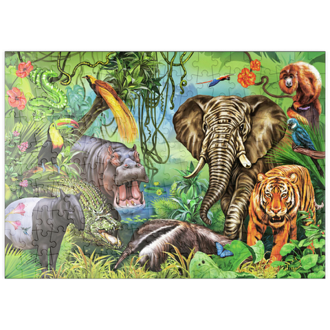puzzleplate Tiere des Regenwaldes 200 Puzzle