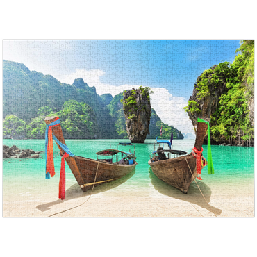 puzzleplate Bond-Insel in der Nähe von Phuket in Thailand 1000 Puzzle