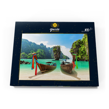 Bond-Insel in der Nähe von Phuket in Thailand 100 Puzzle Schachtel Ansicht3