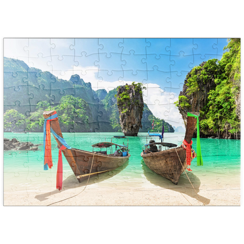 puzzleplate Bond-Insel in der Nähe von Phuket in Thailand 100 Puzzle