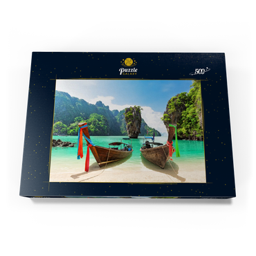 Bond-Insel in der Nähe von Phuket in Thailand 500 Puzzle Schachtel Ansicht3