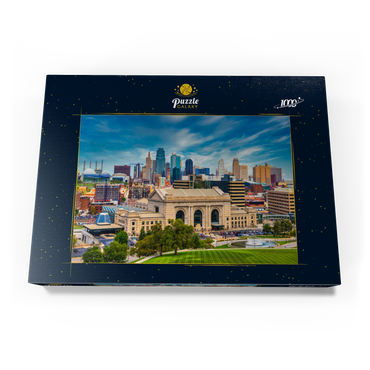Skyline von Kansas City, Missouri, USA 1000 Puzzle Schachtel Ansicht3