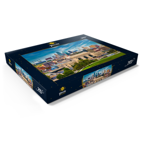 Alternative Darstellung des Puzzle-Motivs Skyline von Kansas City, Missouri, USA – Puzzleteile: 200