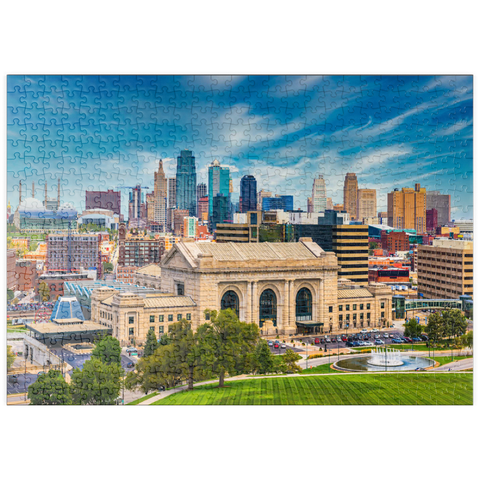 puzzleplate Skyline von Kansas City, Missouri, USA 500 Puzzle