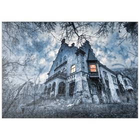Darstellung des Puzzle Motivs Lost Places - Altes verwunschenes verlassenes Haus - Puzzleteile: 500