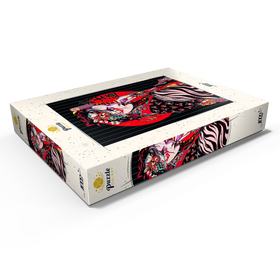 Darstellung des Puzzle Motivs Geisha Frau - Japan Charakter - Puzzleteile: 1000