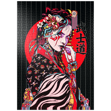 puzzleplate Geisha Frau - Japan Charakter 1000 Puzzle