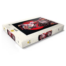 Alternative Darstellung des Puzzle-Motivs Geisha Frau - Japan Charakter – Puzzleteile: 100