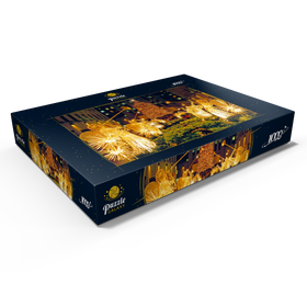 Darstellung des Puzzle Motivs Rockefeller Center zur Weihnachtszeit, New York, USA - Puzzleteile: 1000