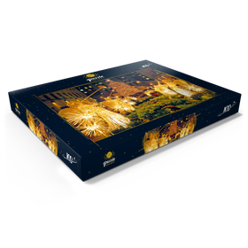 Darstellung des Puzzle Motivs Rockefeller Center zur Weihnachtszeit, New York, USA - Puzzleteile: 100