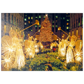 Darstellung des Puzzle-Motivs Rockefeller Center zur Weihnachtszeit, New York, USA – Puzzleteile: 200