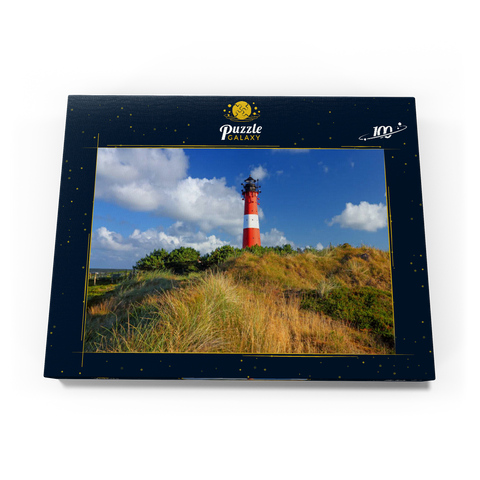 Leuchtturm von Hörnum, Insel Sylt, Schleswig-Holstein, Deutschland 100 Puzzle Schachtel Ansicht3