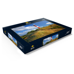 Darstellung des Puzzle Motivs Leuchtturm von Hörnum, Insel Sylt, Schleswig-Holstein, Deutschland - Puzzleteile: 200