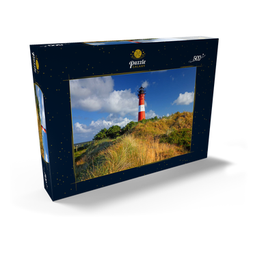 Leuchtturm von Hörnum, Insel Sylt, Schleswig-Holstein, Deutschland 500 Puzzle Schachtel Ansicht2