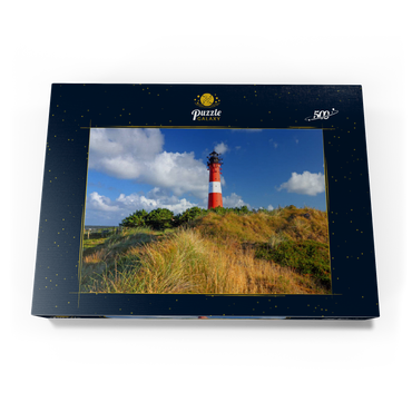 Leuchtturm von Hörnum, Insel Sylt, Schleswig-Holstein, Deutschland 500 Puzzle Schachtel Ansicht3